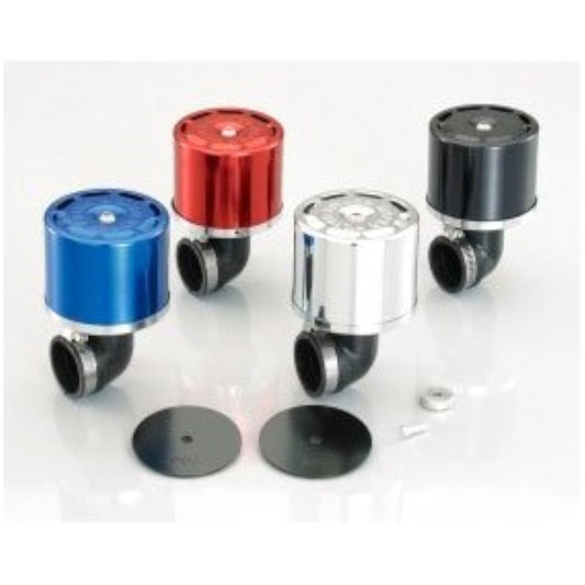 KITACO Hyper Filter Elbow 90° φ35 Blue Anodized 515-7000220