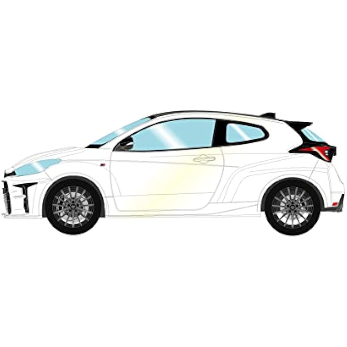EIDOLON 1/43 Toyota GR Yaris RZ 2020 Platinum White Pearl Mica Finished Product EM630B