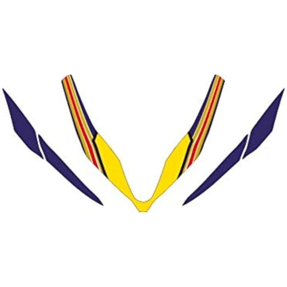 MDF Graphic Kit Rear Fender Set Tricolor Model Tricolor PCX125/150(18) M18PCX-G-TR-RF