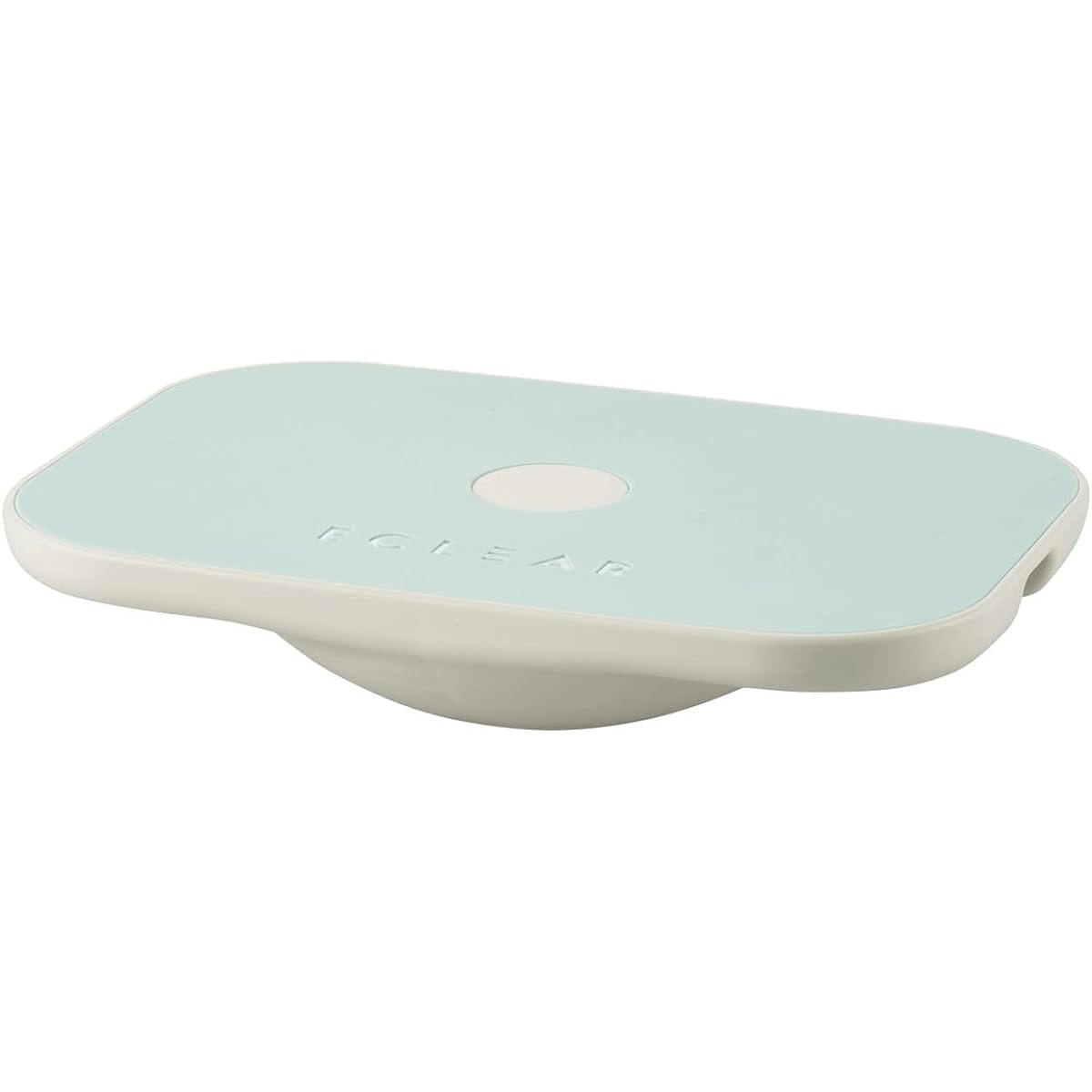 ELECOM Balance Board Compact Ekuria Sports 2-Way Core Training Foot Pressure Mat with Anti-Slip B5 Size Polypropylene, Synthetic Rubber Light Blue HCF-BD2BUL