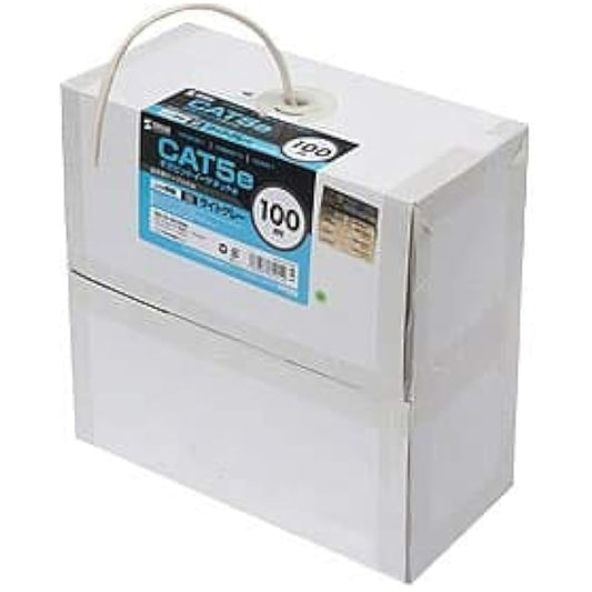 Sanwa Supply Category 5eUTP single wire cable only 100m Blue KB-T5-CB100BLN