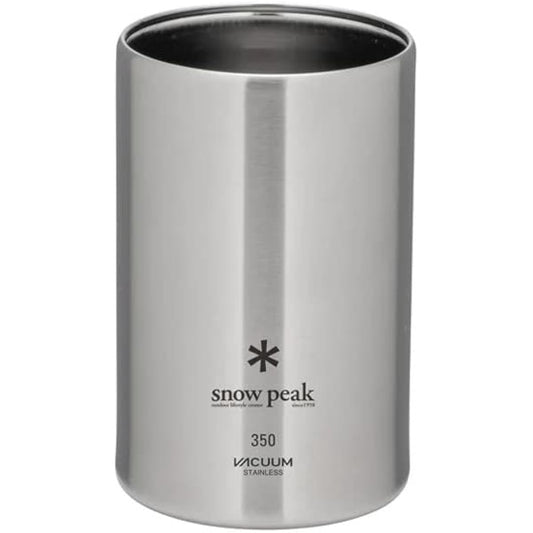 Snow Peak Can Cooler, Cold Insulation, Heat Insulation, Stainless Steel, Vacuum Double Structure, Outdoor, Camping