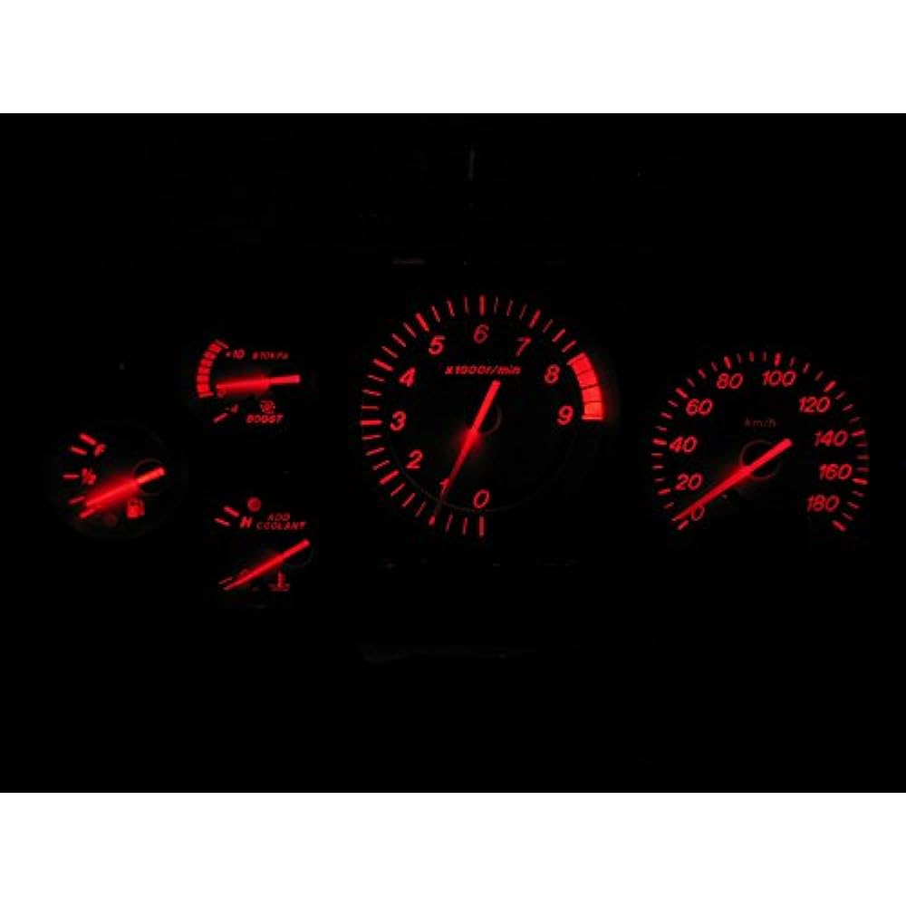 Super diffused LED set for RX-7 meter [Color] American Red FD3S-AF-LR