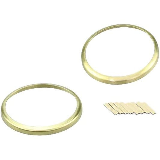 Kijima Motorcycle Bike Parts Turn Signal Rim Brass Rebel 250/500 20Y-・Rebel 1100 Polished HONDA 217-45161 Set of 2