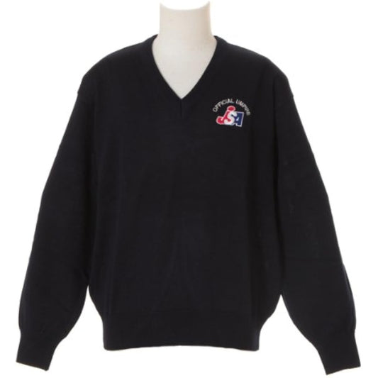 MIZUNO V-neck sweater for softball referees 52SU4514