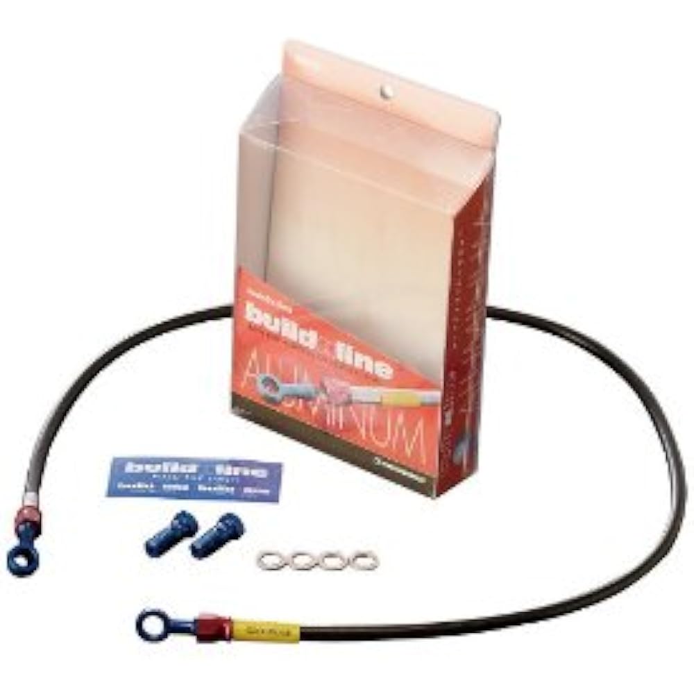 Build A Line Front Brake Hose Aluminum (Blue/Red) Fitting Smoke Hose Direct GRASSTRACKER BIGBOY (01-04) 20555210S