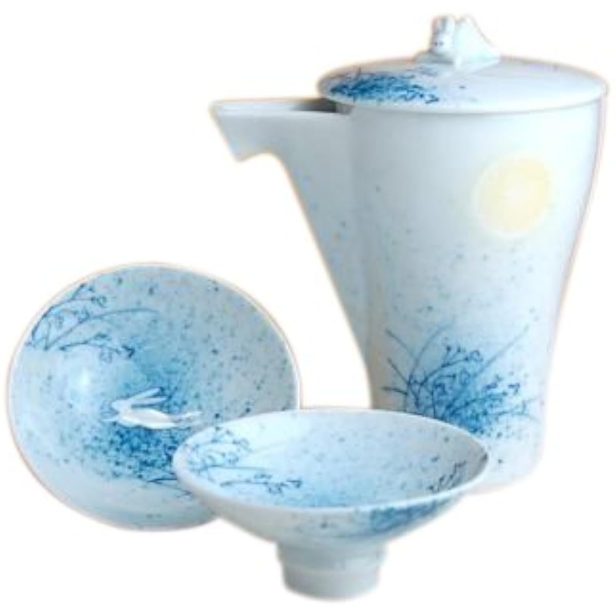 [Arita Ware] Yuto Blissful Half Sake Set (Takkuri x 1 / Sakazuki x 2)