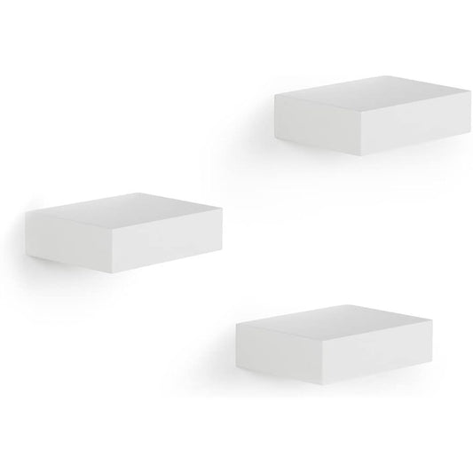 umbra wall storage SHOWCASE SHELVES (3 sets of showcase shelves) white