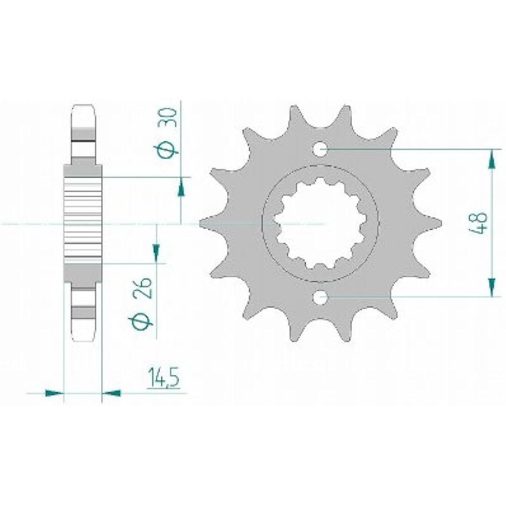 AFAM front sprocket 20602-18