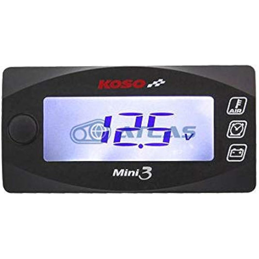 KOSO Mini3 Outside Temperature+Watch+Voltage Meter
