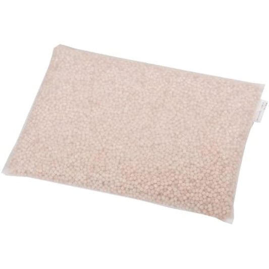 Living in peace Hinoki pillow, round grains, Japanese cypress grains, 35 x 50 cm, anti-mite, anti-bacterial, heat-absorbing, hygroscopic, relaxing, height adjustable, pillow cover included, firm, low, breathable, shiatsu effect, made in Japan, refreshing