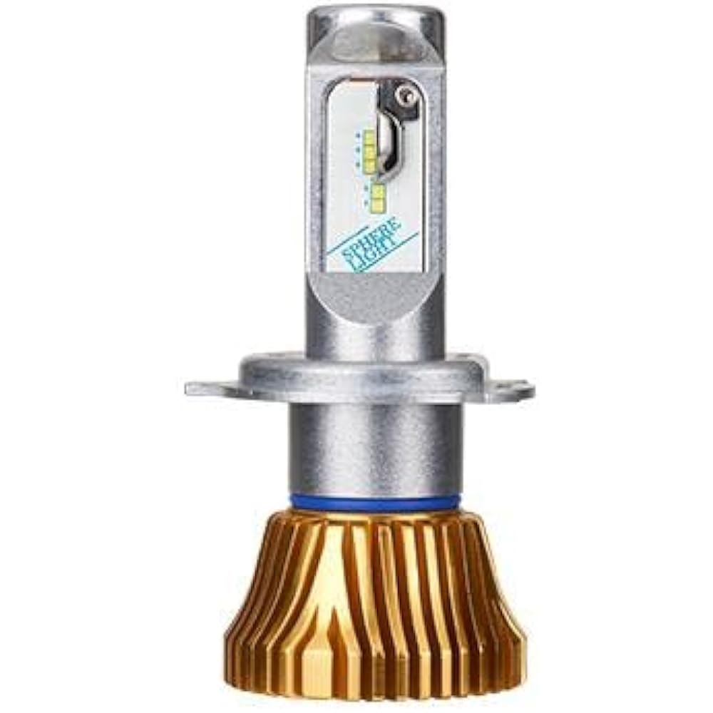 SPHERELIGHT Japanese LED headlight for motorcycles RIZING2 H4 Hi/Lo 6000K 2400 lumens SRBH4060-02 Vehicle inspection compatible Vibration resistant 20G For 2 wheels