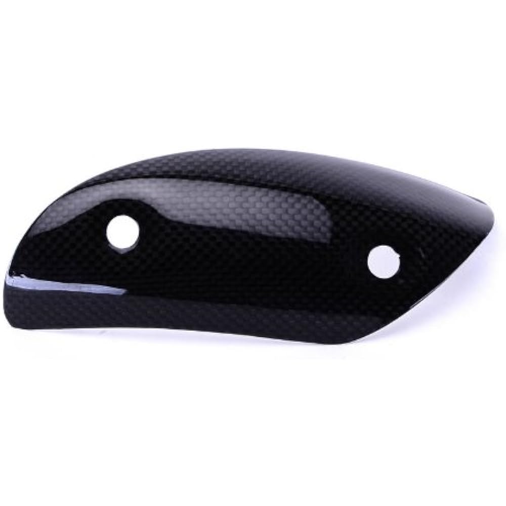 Bestem CBDU-DVL-EHC Black Carbon Fiber Fiber Exhaust Cover Ducati Diavel 2011-20