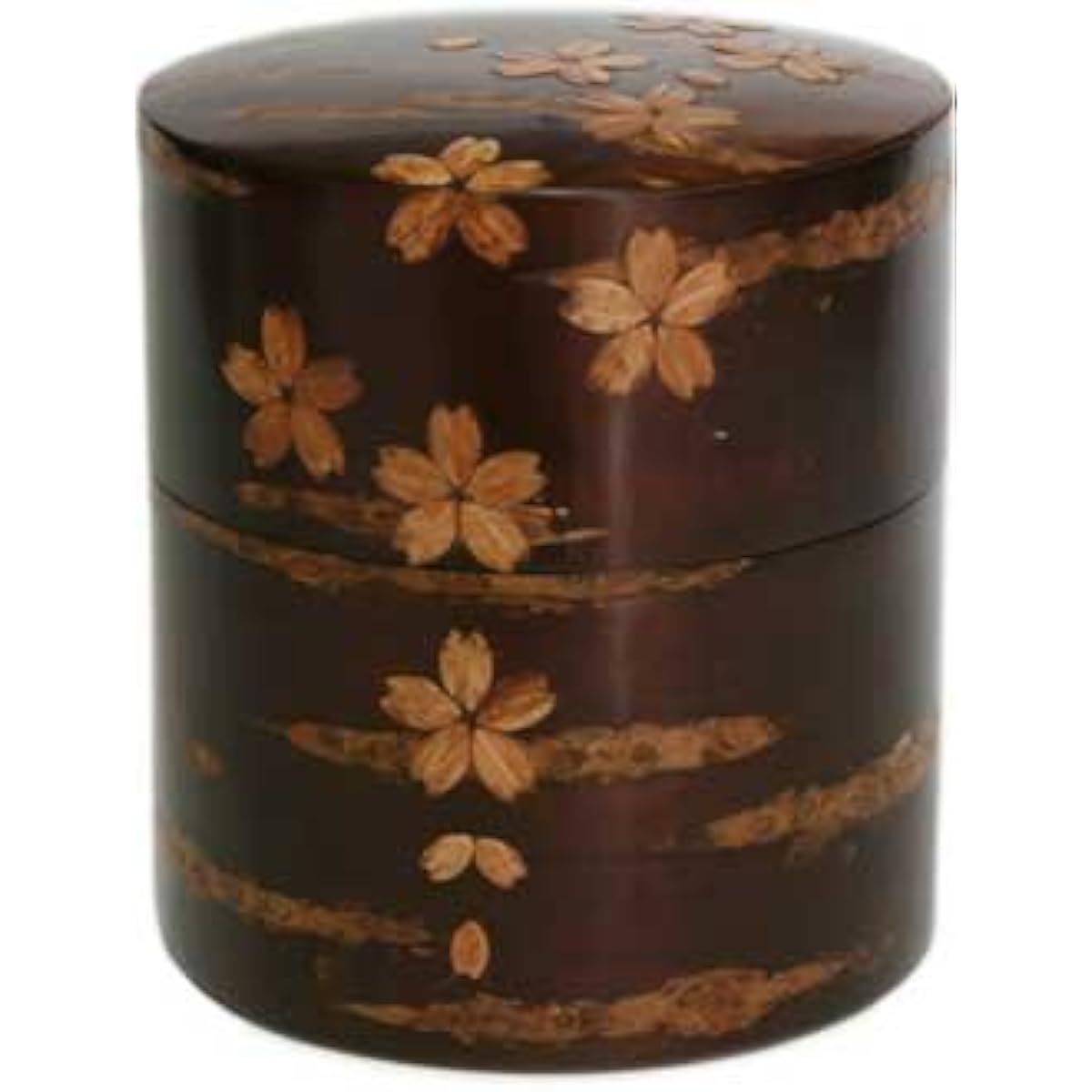Kakunodate cherry bark work/cherry bark tea caddy (medium)