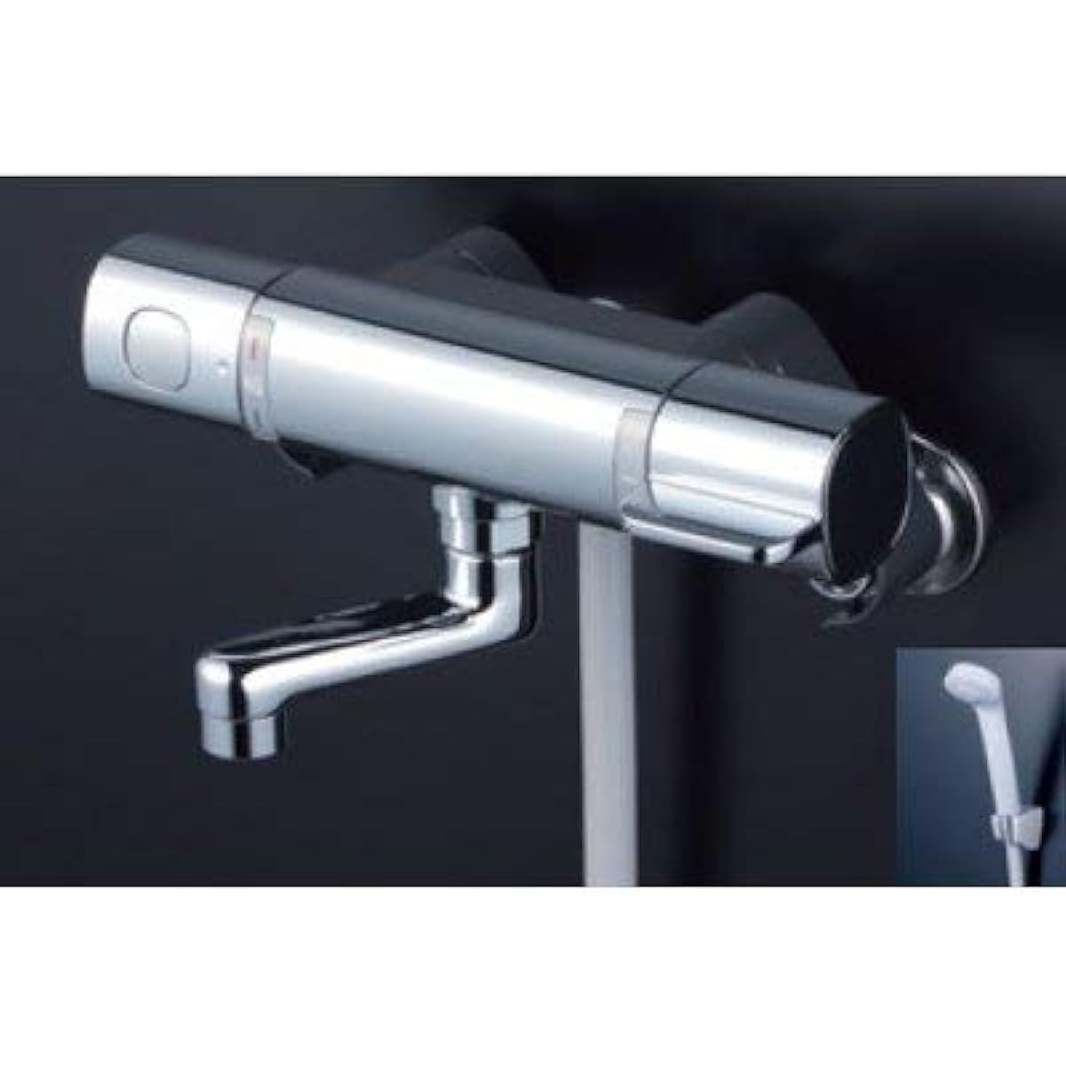 KVK thermostatic shower (with 80mm pipe) FTB100KR8T Gray