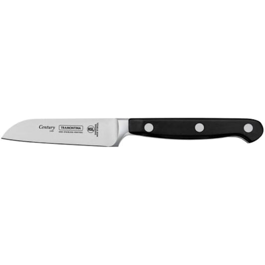 Tramontina Paring Knife Century 3 inches Molybdenum steel reinforced stainless steel Forged molding Dishwasher safe Made in Brazil 24000/103 TRAMONTINA