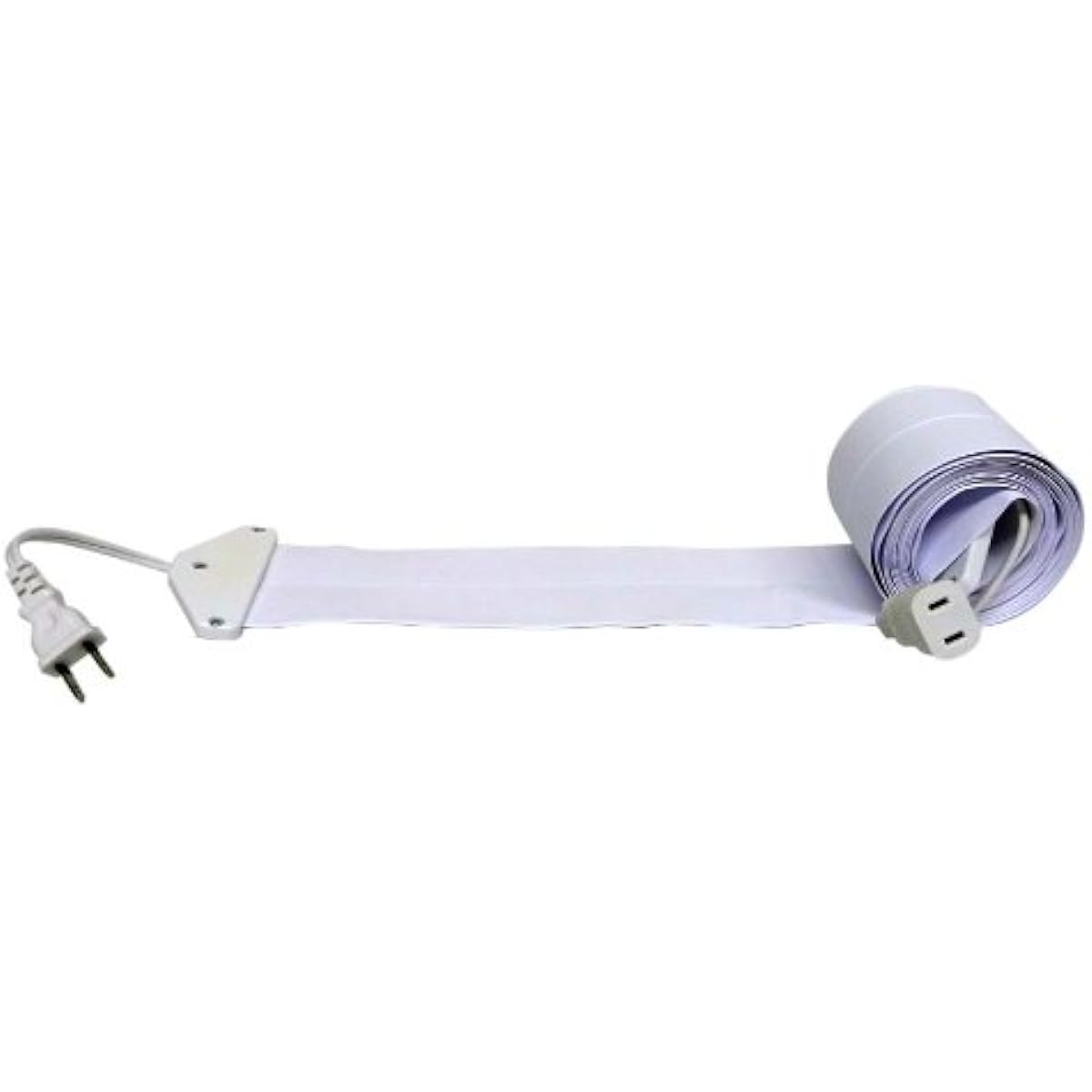 Surprisingly thin extension cord flat cord white 3m