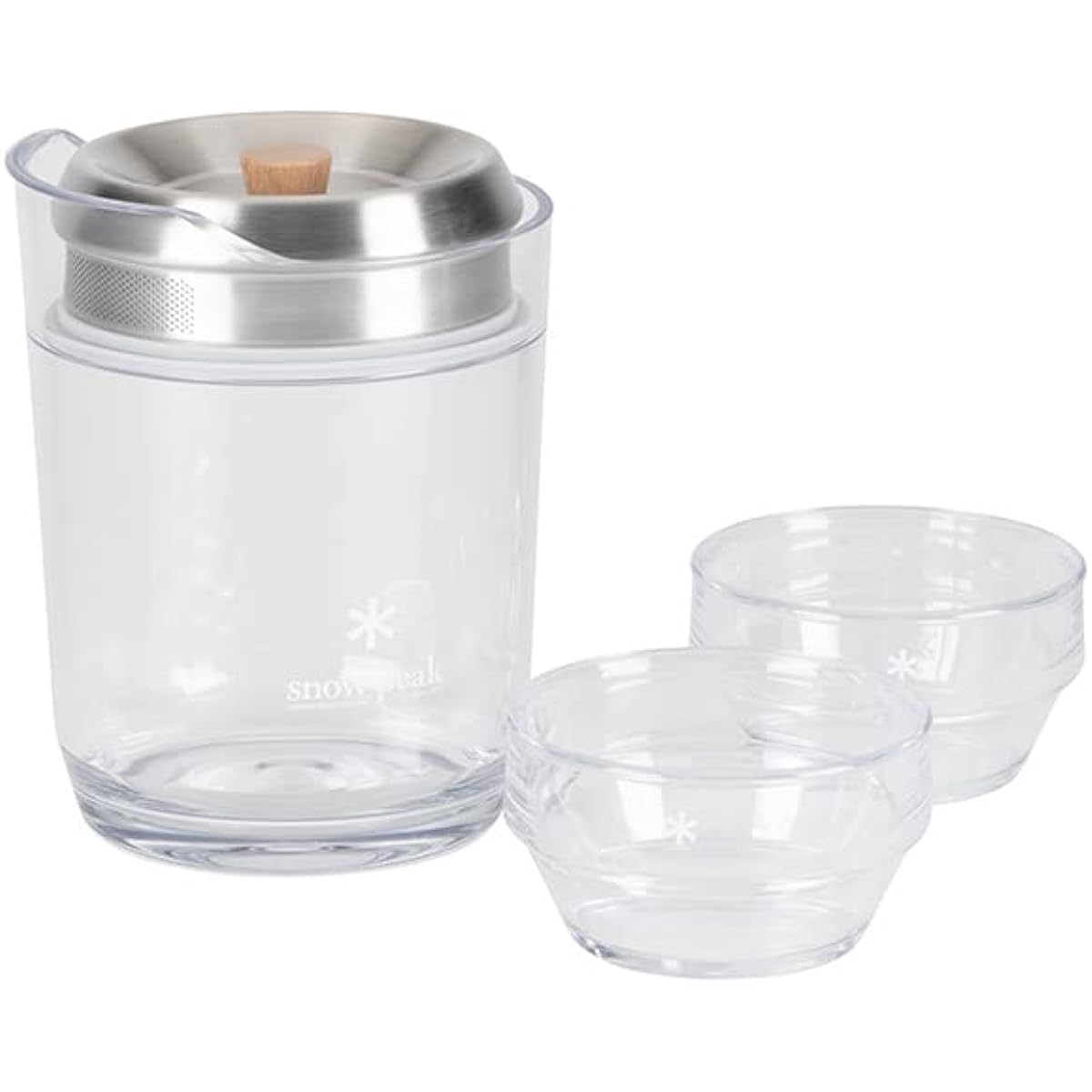 Snow Peak (snow peak) Sayo CS-340 Cup Glass Teapot Teacup Camping Outdoor