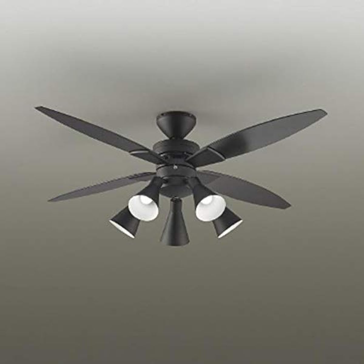 DAIKO LED ceiling fan LED bulb 7W (E17) x 5 lights, daylight white 5000K, light fixture movable ~6 tatami, easy installation ASL-515