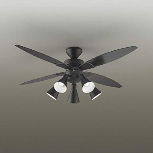 DAIKO LED ceiling fan LED bulb 7W (E17) x 5 lights, daylight white 5000K, light fixture movable ~6 tatami, easy installation ASL-515