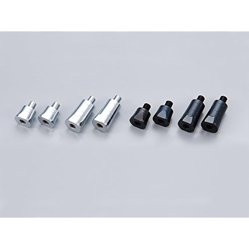 POSH Motorcycle Supplies Extension Stay for HG Turn Signals 40mm Black 2 Pieces 093040-06