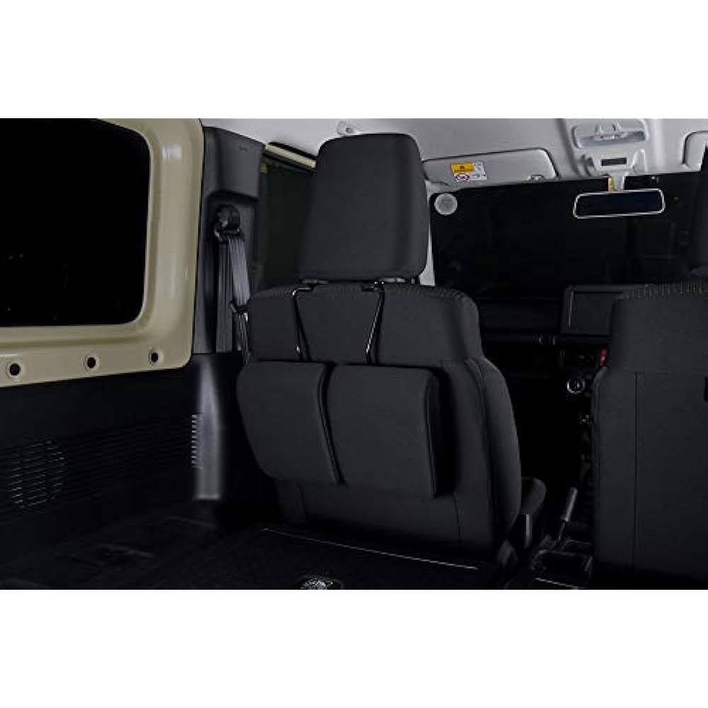 NEOPLOT Car Holder Headrest Holder NP00370 Hanging 2 Rear Seat Headrests to the Passenger Side SUZUKI Jimny (JB64W)/Jimny Sierra (JB74W) Black