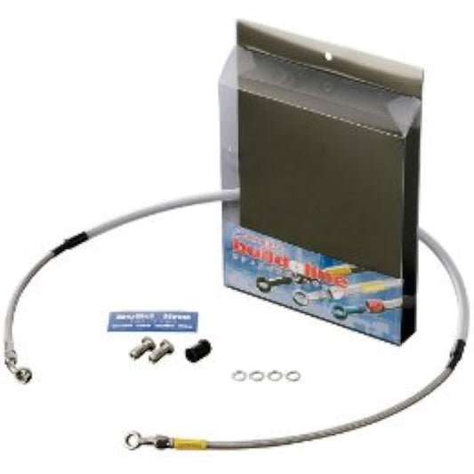 Build A Line Front Brake Hose Stainless Steel Fitting Clear Hose Direct XLR250R/BAJA[MD20-22](87-94) 20619060
