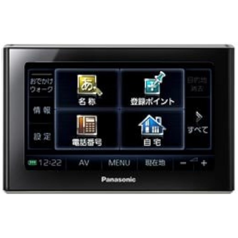 Panasonic Portable SD Car Navigation Station Built-in FM-VICS Black 5v Type CN-SP500VL-K