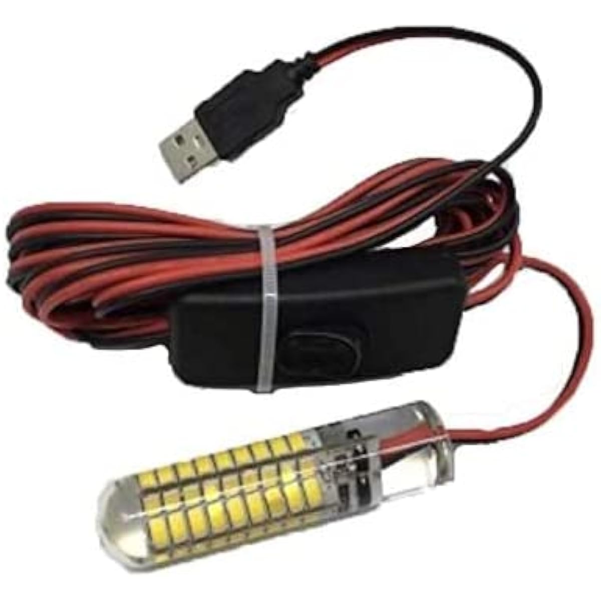 UNARITWI [USB type 10m cord] Fishing light for underwater use Waterproof 72LED Up to 200 hours 5V mobile battery type