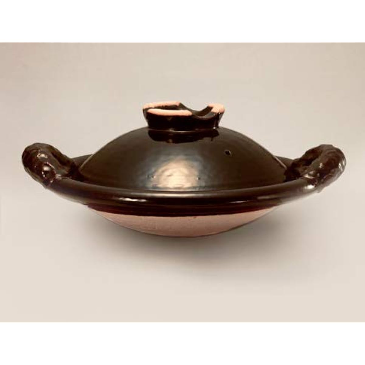 Doraku black pot (Nawate) 9cm