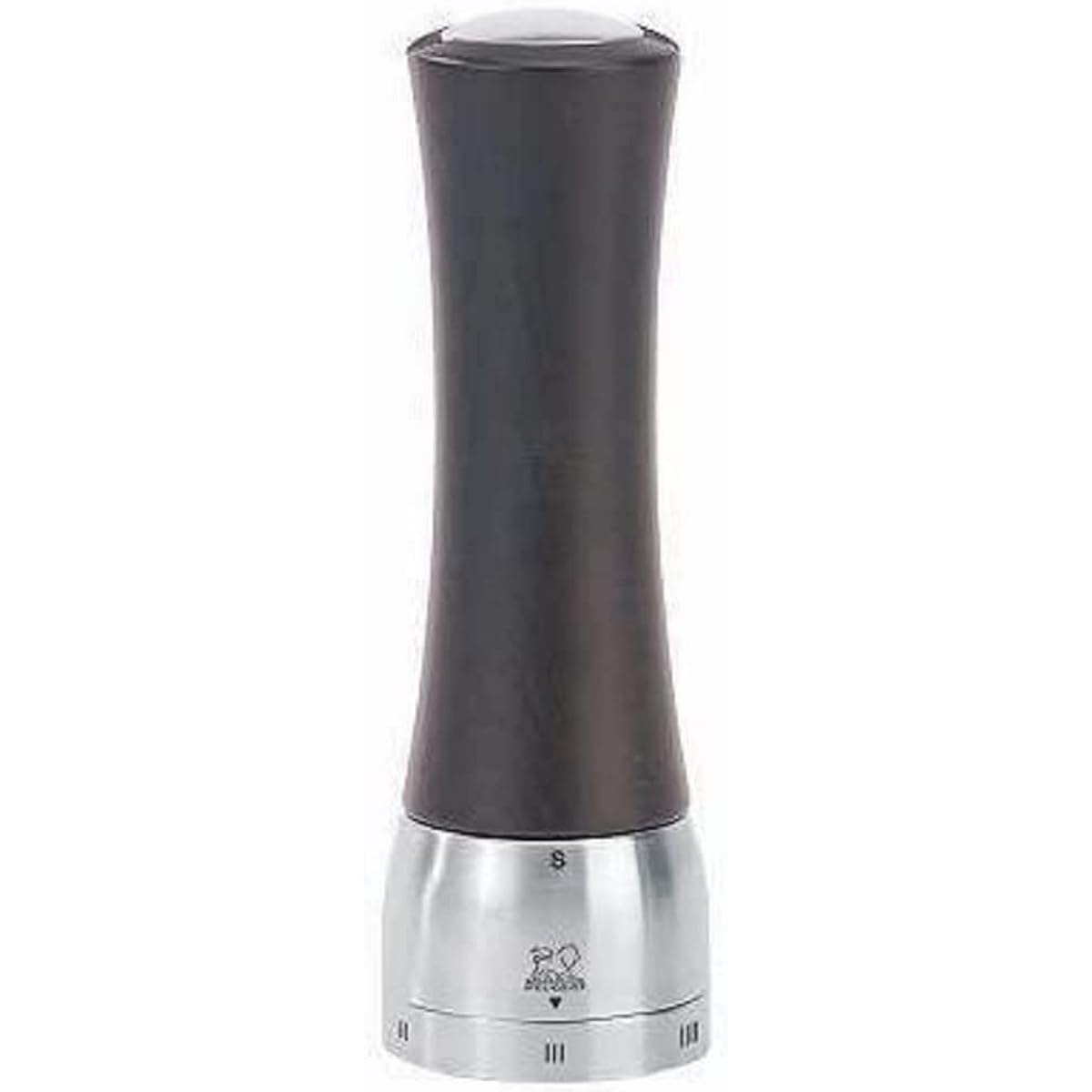 PEUGEOT Mill Salt Salt Mill Coarseness Adjustment Capacity 120g/21cm Manual Rock Salt Magnetic Lid Made in France Madras 21cm 25236