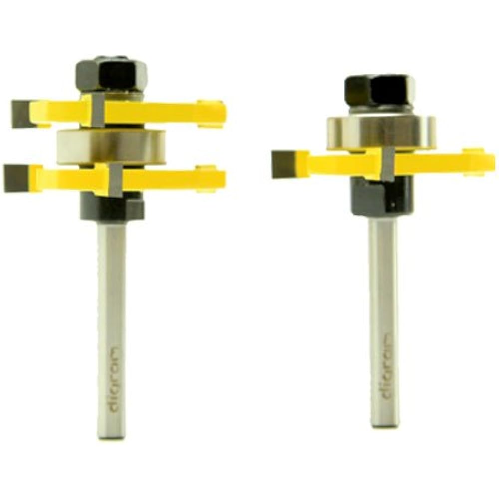 digram dm12402 tongue & groove router bit 1/4