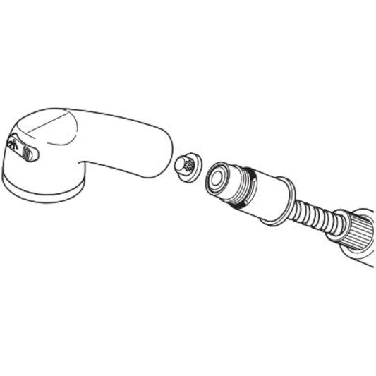 KVK shower set gray Z594FG