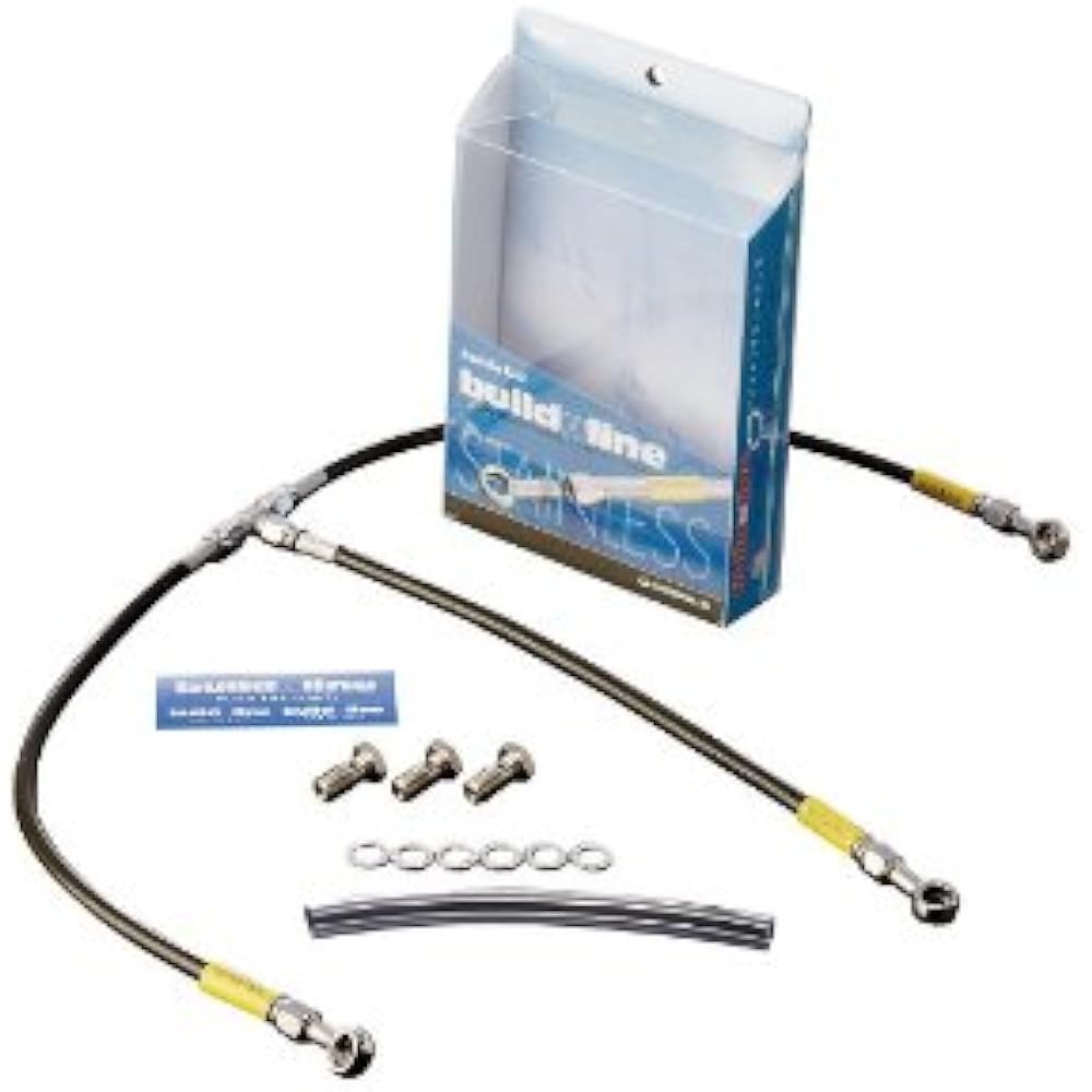 Build a line Front brake hose stainless steel fitting Smoke hose T2 type CB400SF Revo[NC42](REVO 08-11) *ABS not available 20613403S