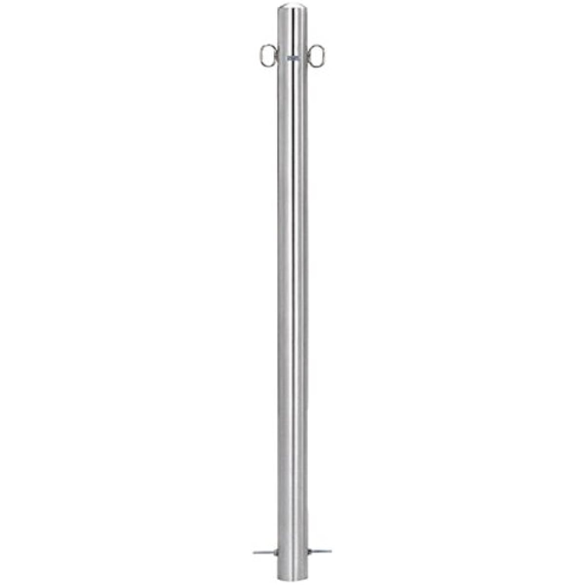 Teikin Barrier Pillar Type Stainless Steel with Hooks on Both Sides S54-A