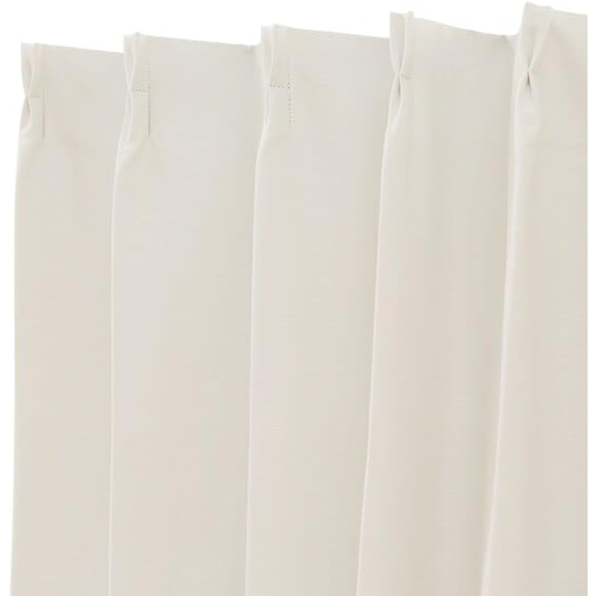 NITORI 7312331 Class 1 Blackout/Heat/Sound Insulation Curtains Dina White 100X200X2