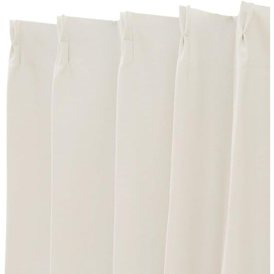 NITORI 7312331 Class 1 Blackout/Heat/Sound Insulation Curtains Dina White 100X200X2