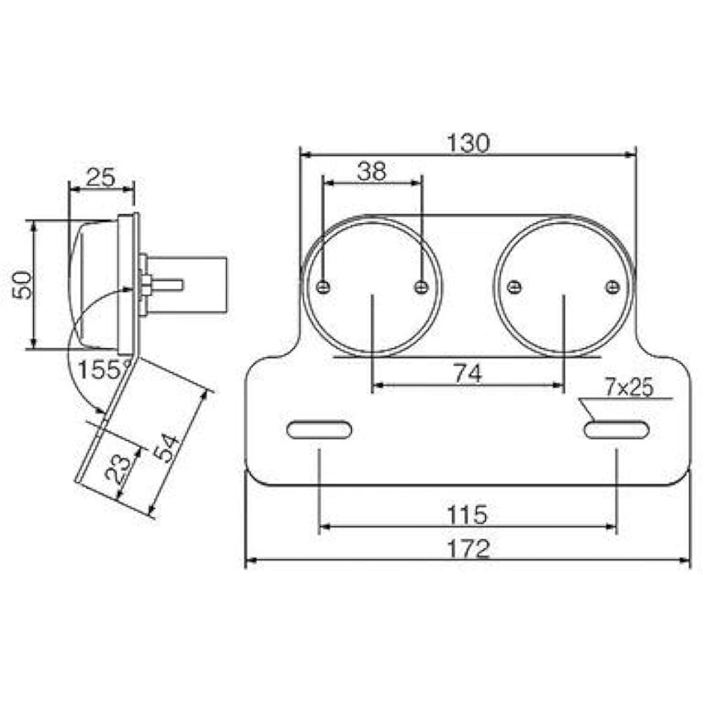Hurricane (HURRICANE) Rear fender removal kit TW200/225 HA5569