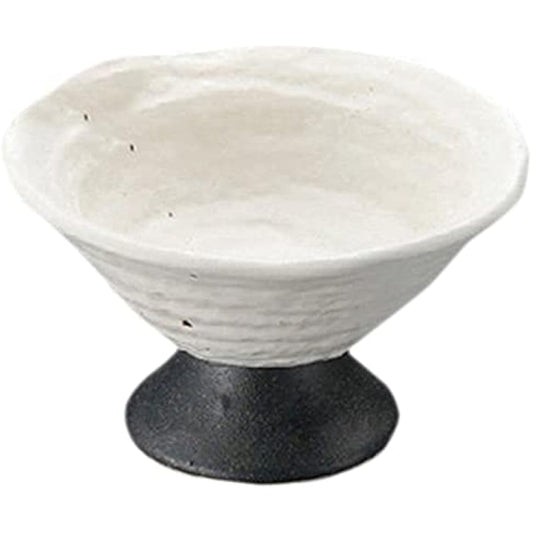 10 pieces of small bowl (high platform) White glaze Kurohama high platform small bowl [120 x 70mm] Japanese tableware, ryokan, hotel, restaurant, business use