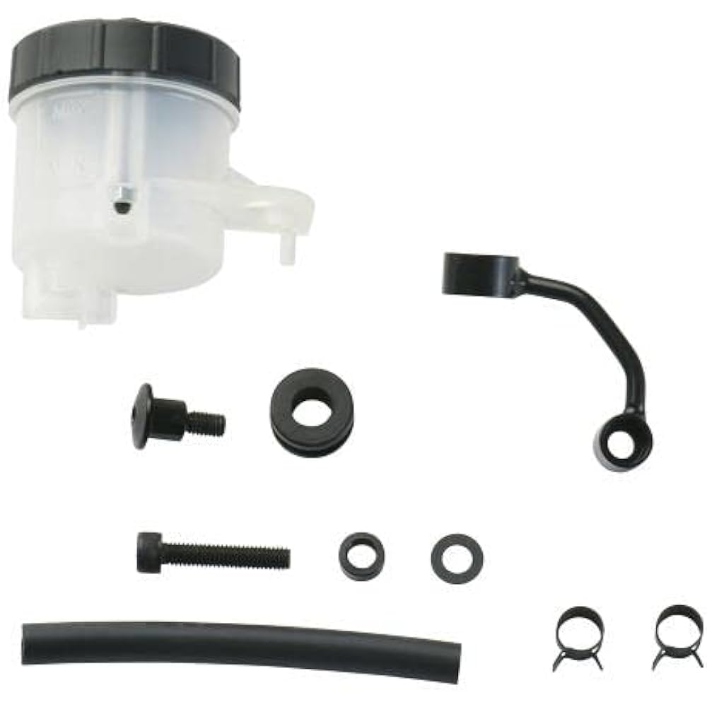 PLOT oil tank stay kit brake side black stay S50 white tank