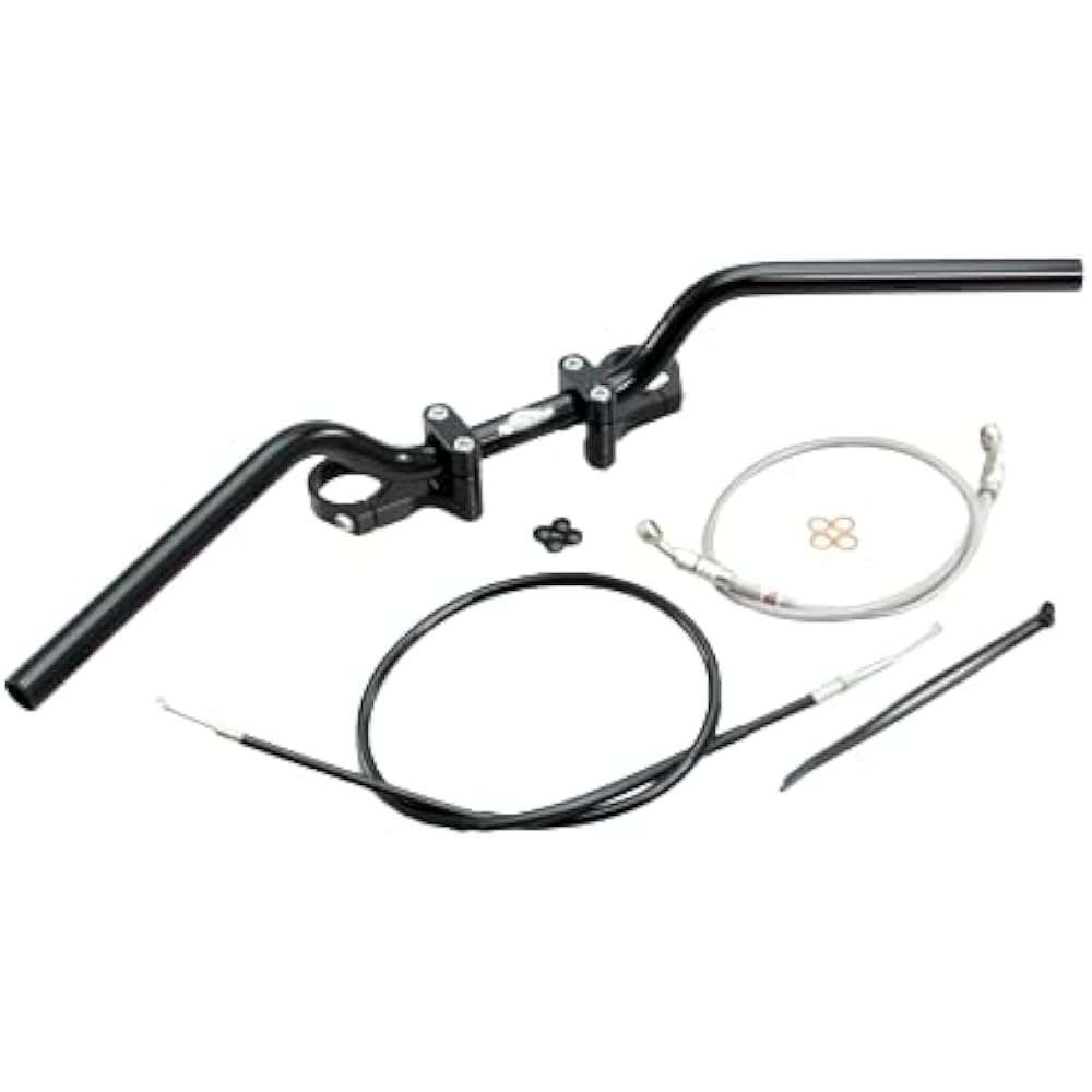 HURRICANE Bar Handle Kit YZF-R25 (Model without ABS) BM Conti Type 2 Black HBK684BS