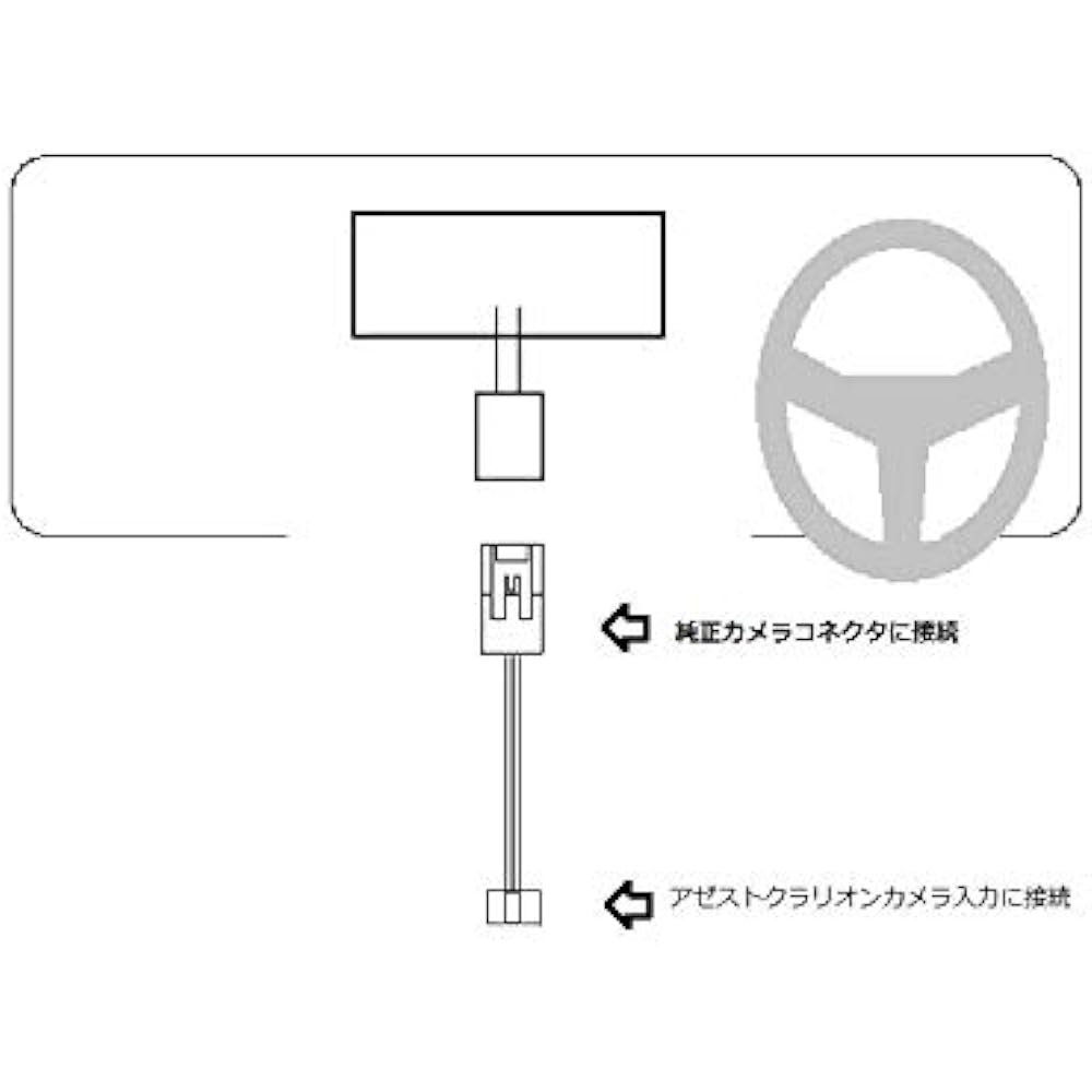 (TBCA03-4P5P) Toyota Daihatsu Eclipse Genuine Camera Azest Clarion Conversion