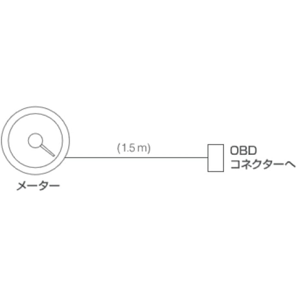PIVOT Meter [COMPACT GAUGE52] Tachometer CPT