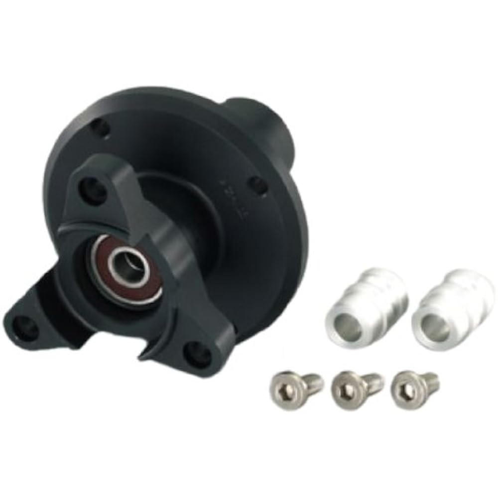 KITACO Front Fork Disc Hub Kit φ30 for Offset Wheels Black MONKEY Gorilla etc. 508-1123130