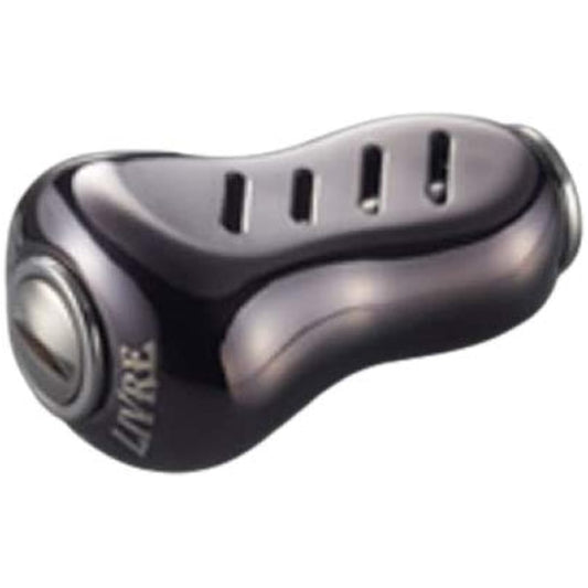 LIVRE 5436 Fino+ (Fino Plus) Single Knob (1 piece) Common to Shimano and Daiwa Brown (IP) & Titanium