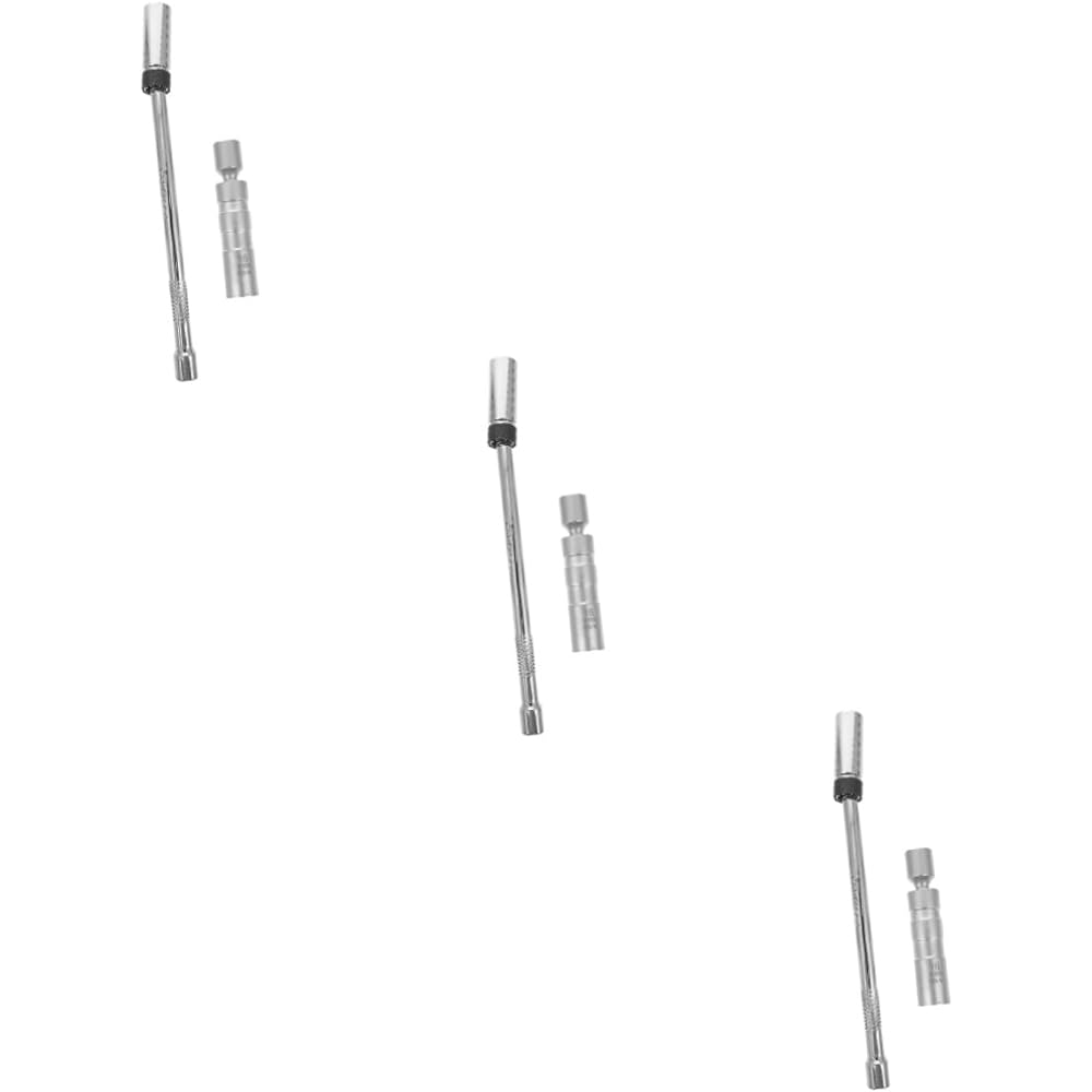 Vaguelly 6 Socket Wrench Outlet Magnetic Socket Swivel Socket Spark Plug Installer Chrome Vanadium