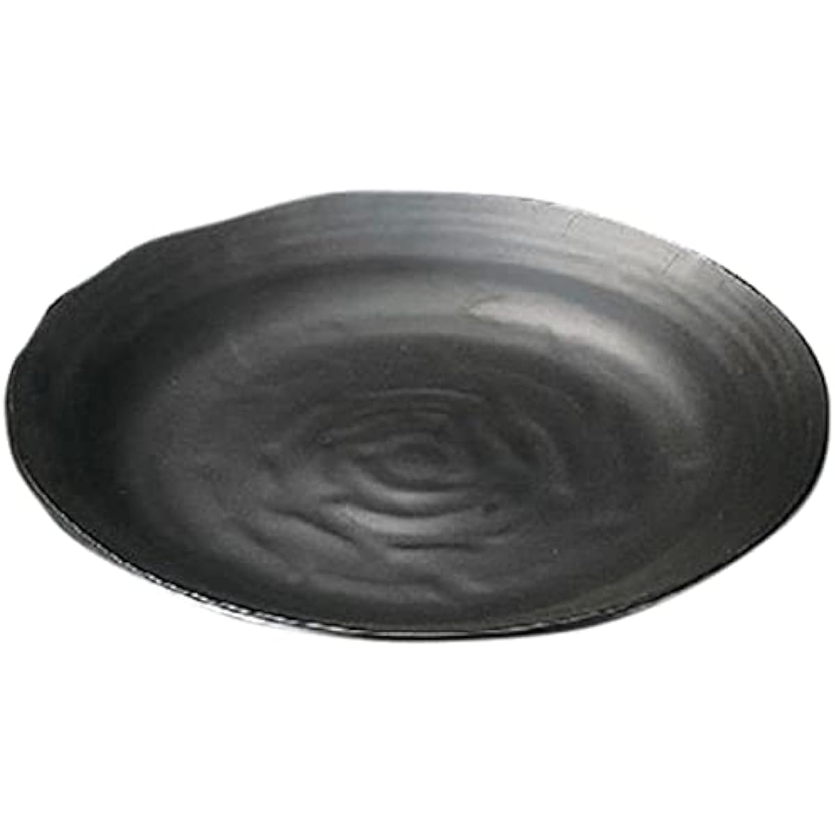 Set of 10 Round Plate Large Black Matte 8.0 Plate [270 x 35mm] Japanese Tableware for Restaurants, Inns, Restaurants, Commercial Use