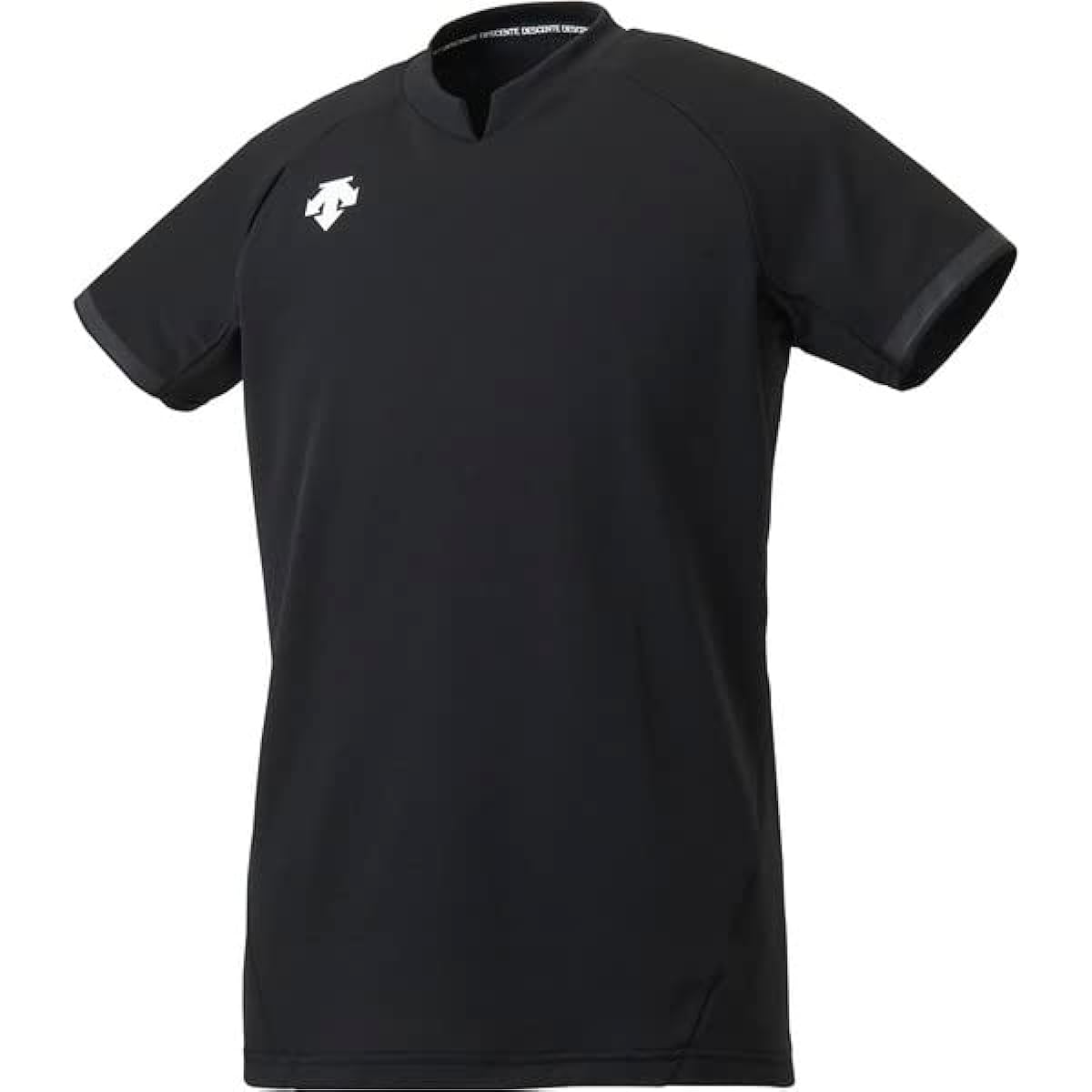 [DESCENTE] Short Sleeve Volleyball T-Shirt, Standard, Sweat Absorbent, Quick Drying, Dry Stretch, Unisex, Men's, Women's, Practice