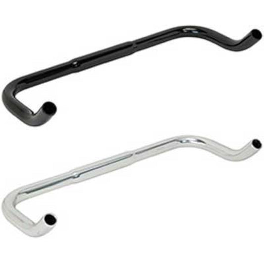 Giza HS-RA-02 Bullhorn Bar Bar Clamp Diameter: 25.4mm Bullhorn Bar Black/410mm (HBR17402)