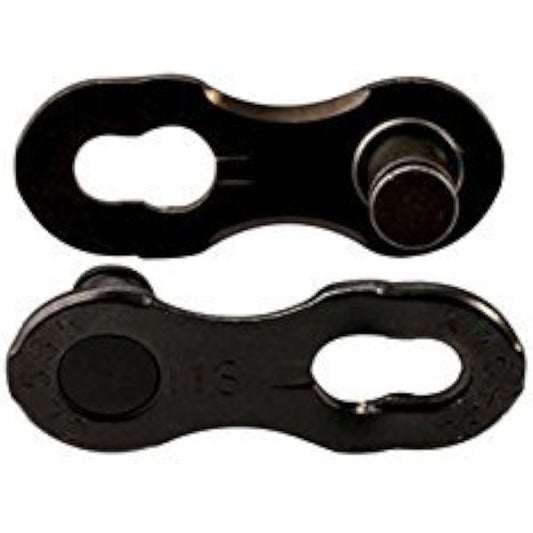 KMC DLC Missing Link CL-555R (Reusable) For 11 Speed For 11 Speed For 11S RE-USABLE Missing Link (Black) [Parallel Import]